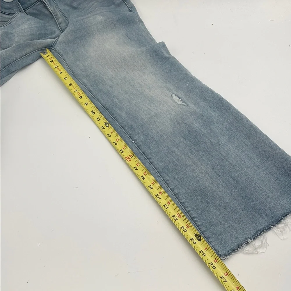 Democracy “Ab”solution Wide Leg Jeans Size 2 Light Wash - Picture 8 of 9